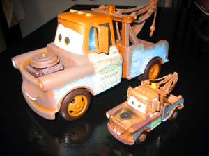 MattyCollector - Lightning McQueen 1:24 Mater%20king%20size